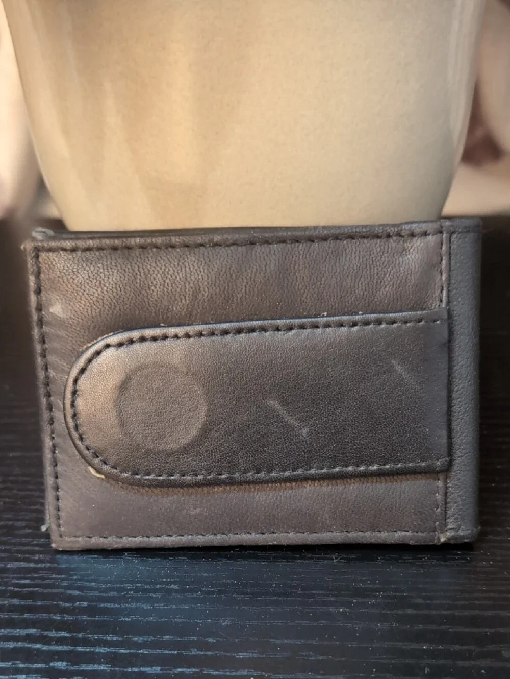 RFID-Blocking Brown Leather Wallet
